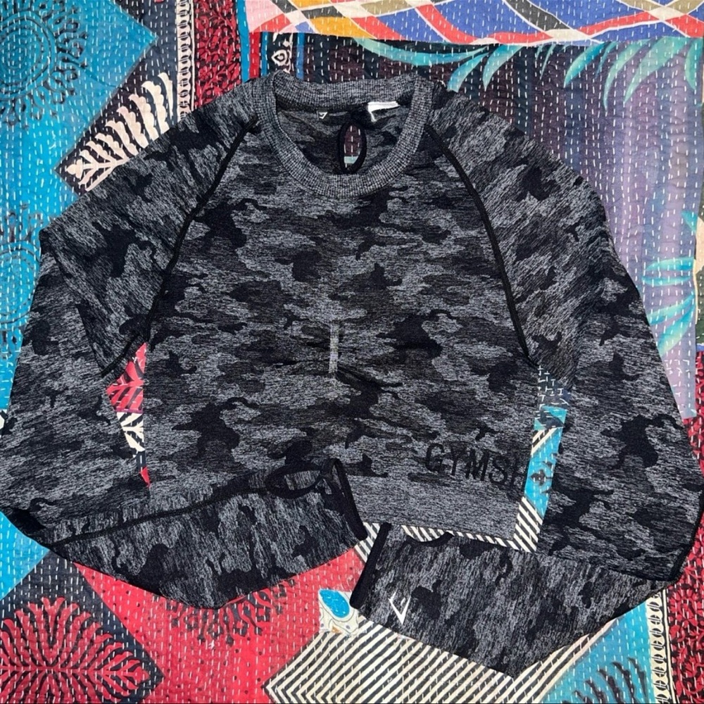 Gymshark Adapt Camo Seamless Long Sleeve